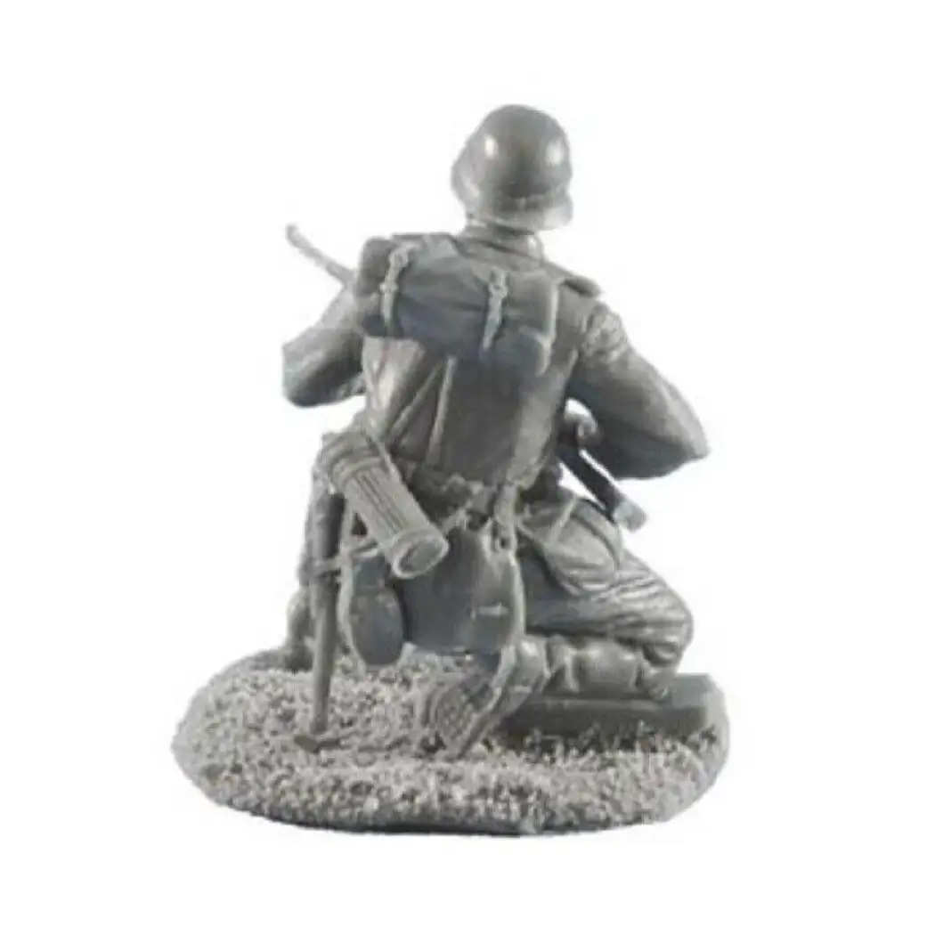 1/35 Resin Model Kit German Soldier Infantryman Shooting Position WW2 Unpainted - Model-Fan-Store