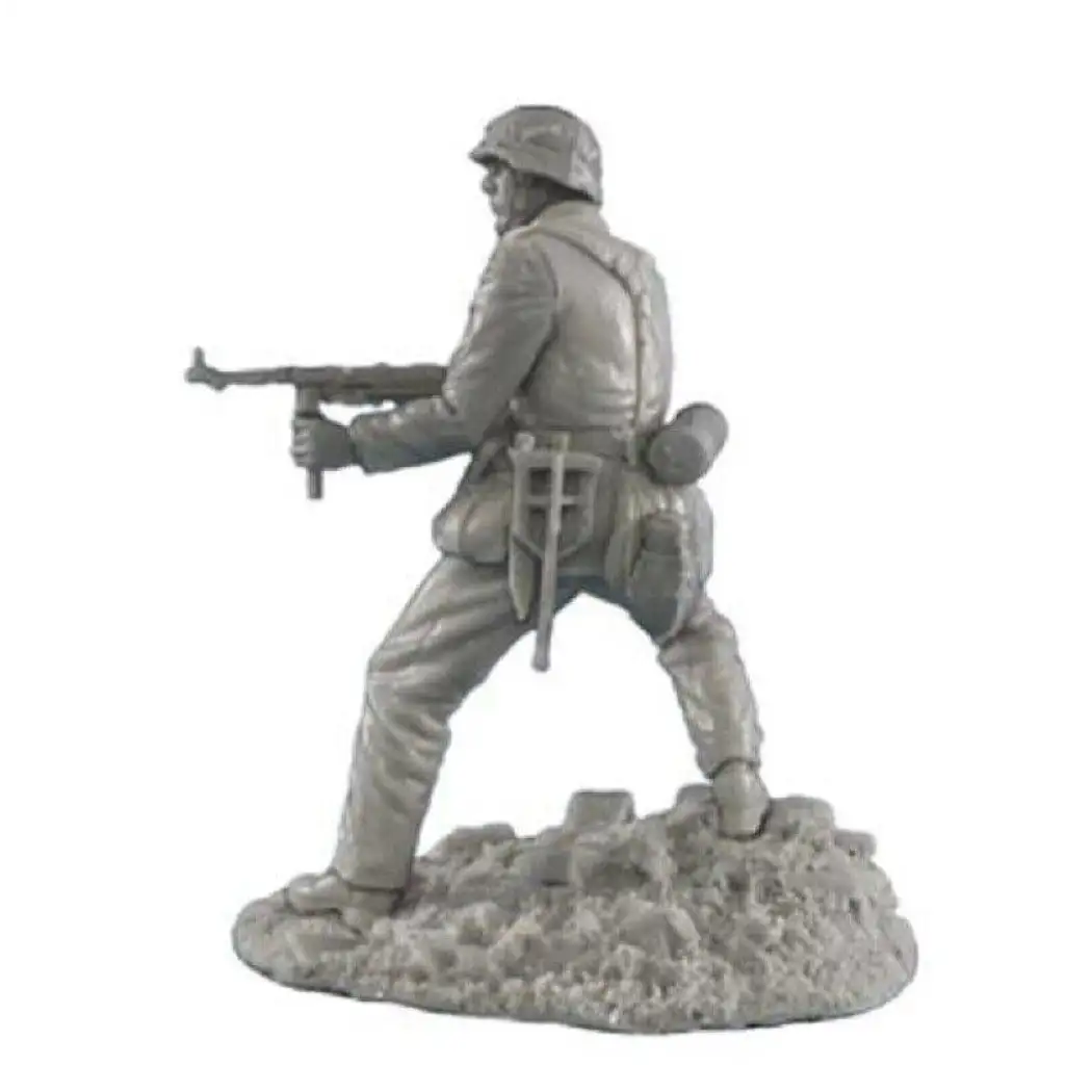 1/35 Resin Model Kit German Soldier Infantryman Shooting Position WW2 Unpainted - Model-Fan-Store