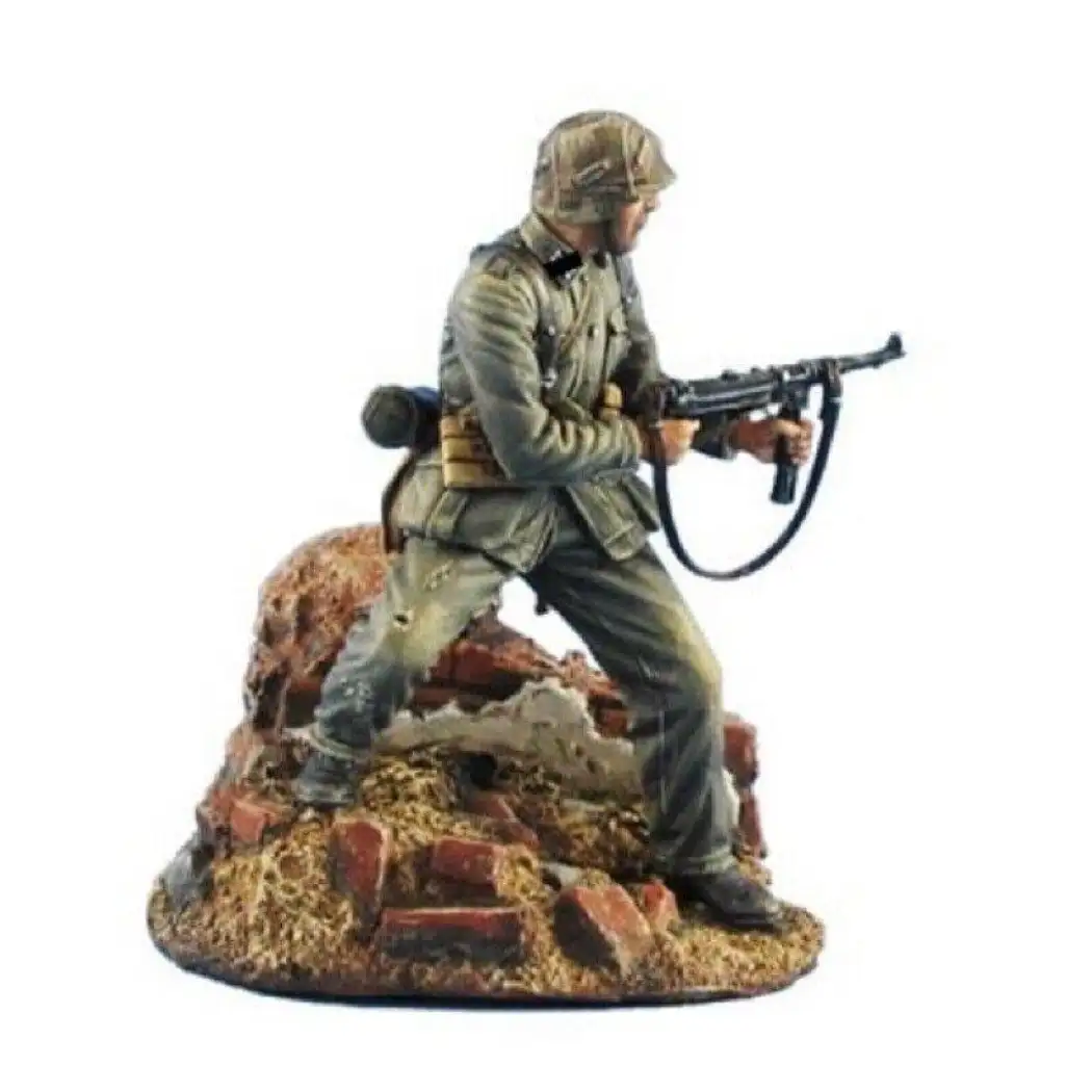 1/35 Resin Model Kit German Soldier Infantryman Shooting Position WW2 Unpainted - Model-Fan-Store