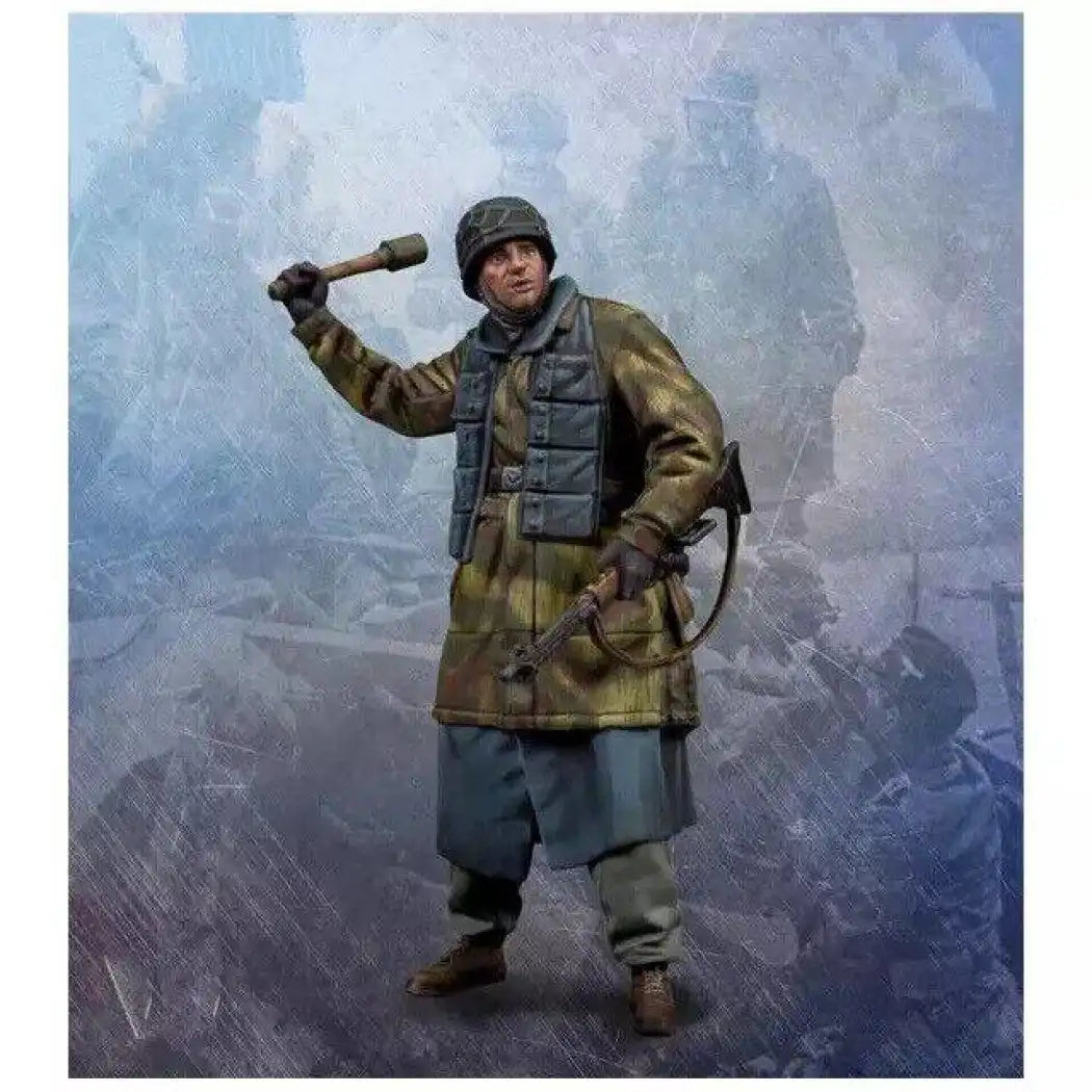 1/35 Resin Model Kit German Soldier Infantryman WW2 Unpainted - Model-Fan-Store