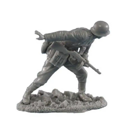 1/35 Resin Model Kit German Soldier Infantryman WW2 Unpainted - Model-Fan-Store