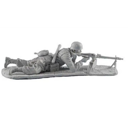 1/35 Resin Model Kit German Soldier Machine Gunner WW2 Unpainted - Model-Fan-Store