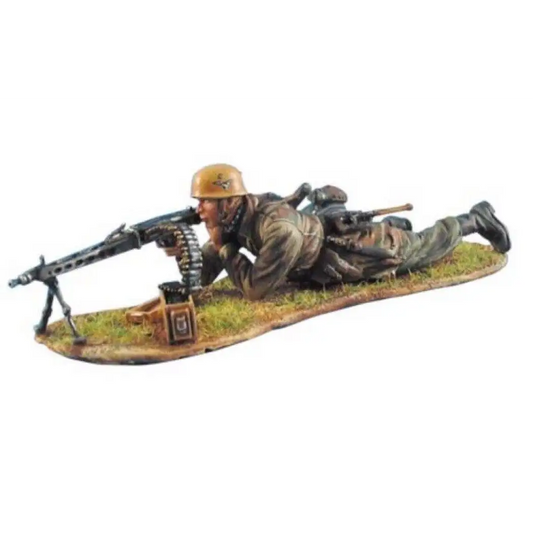 1/35 Resin Model Kit German Soldier Machine Gunner WW2 Unpainted - Model-Fan-Store