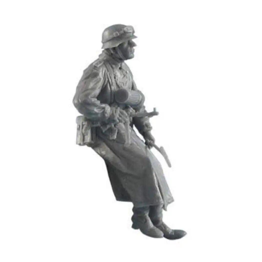 1/35 Resin Model Kit German Soldier Motorcyclist WW2 Unpainted - Model-Fan-Store