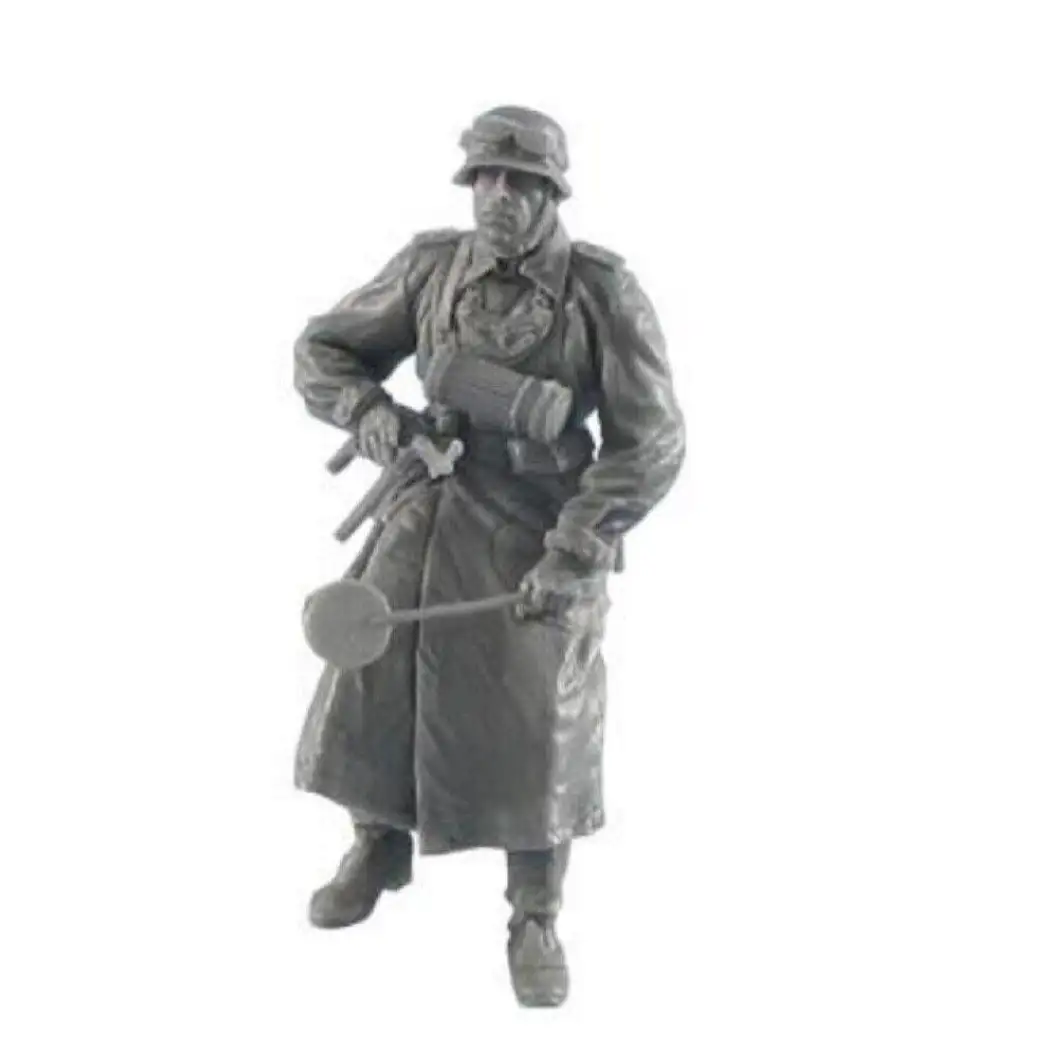 1/35 Resin Model Kit German Soldier Motorcyclist WW2 Unpainted - Model-Fan-Store