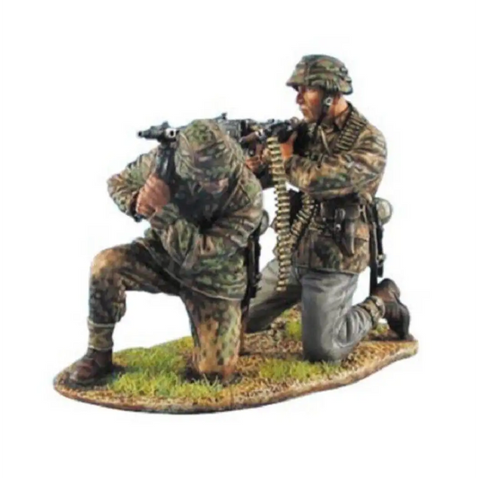 1/35 Resin Model Kit German Soldiers Machine Gunner WW2 Unpainted - Model-Fan-Store