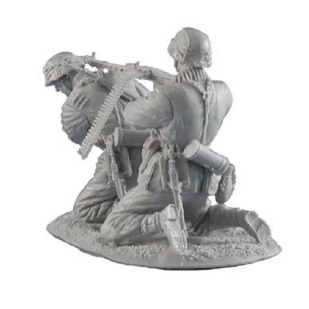 1/35 Resin Model Kit German Soldiers Machine Gunner WW2 Unpainted - Model-Fan-Store