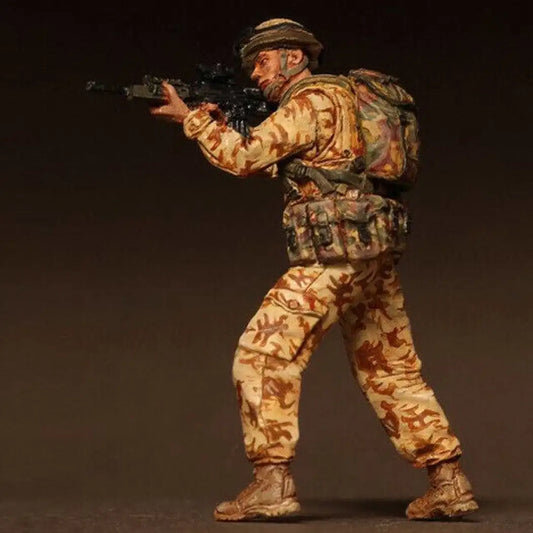 1/35 Resin Model Kit Modern British Soldier in Afghanistan Unpainted Unassembled - Model-Fan-Store