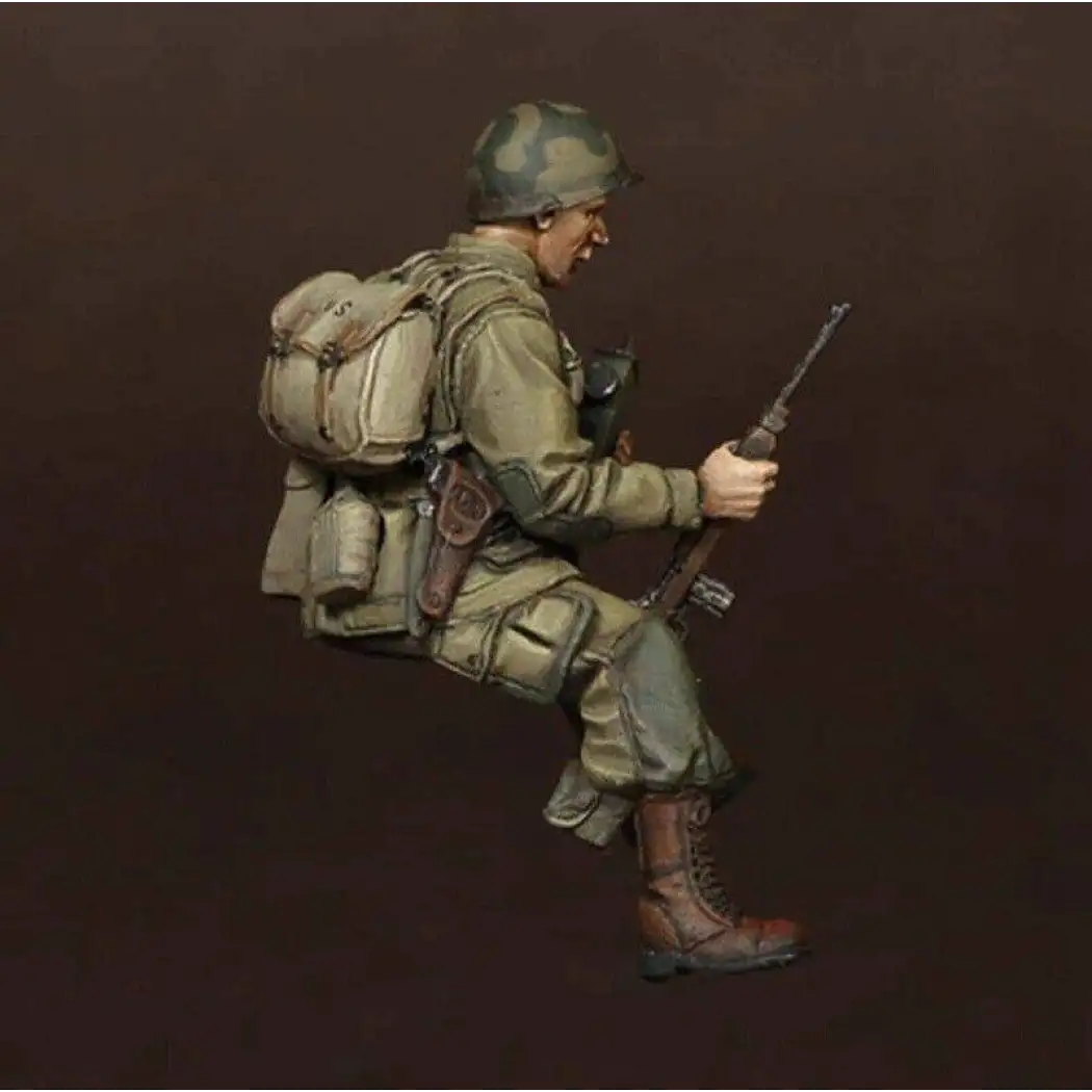 1/35 Resin Model Kit Soldier US Army Soldier 82st Airborne Division WW2 Unpainted - Model-Fan-Store