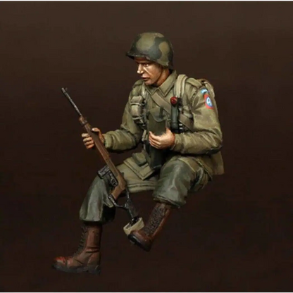 1/35 Resin Model Kit Soldier US Army Soldier 82st Airborne Division WW2 Unpainted - Model-Fan-Store