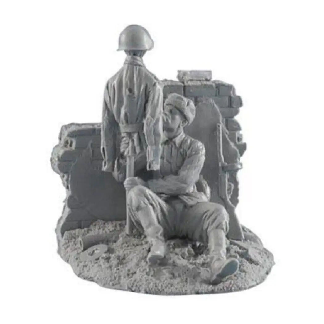 1/35 Resin Model Kit Soviet Soldier Infantryman Bait WW2 Unpainted - Model-Fan-Store