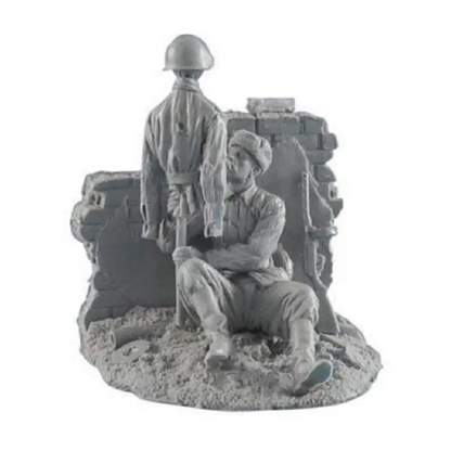 1/35 Resin Model Kit Soviet Soldier Infantryman Bait WW2 Unpainted - Model-Fan-Store