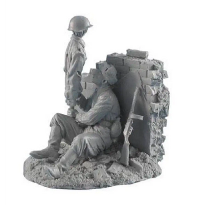 1/35 Resin Model Kit Soviet Soldier Infantryman Bait WW2 Unpainted - Model-Fan-Store