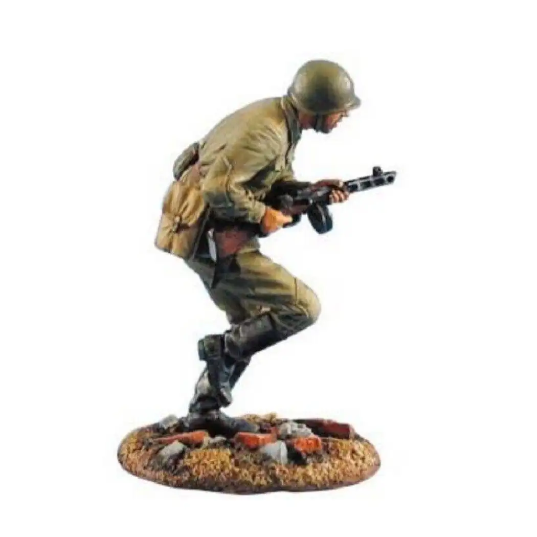 1/35 Resin Model Kit Soviet Soldier Infantryman Rush WW2 Unpainted - Model-Fan-Store