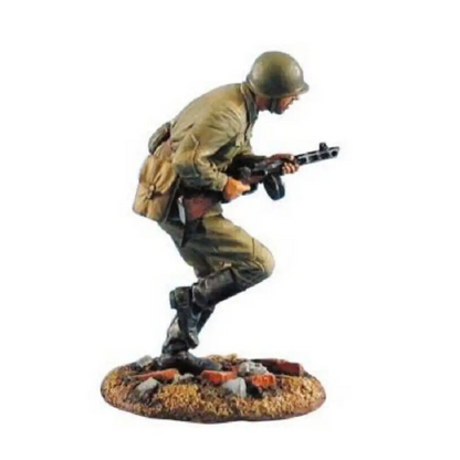 1/35 Resin Model Kit Soviet Soldier Infantryman Rush WW2 Unpainted - Model-Fan-Store