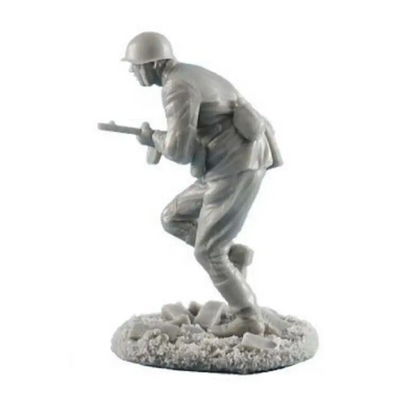 1/35 Resin Model Kit Soviet Soldier Infantryman Rush WW2 Unpainted - Model-Fan-Store