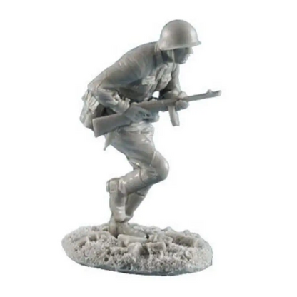 1/35 Resin Model Kit Soviet Soldier Infantryman Rush WW2 Unpainted - Model-Fan-Store