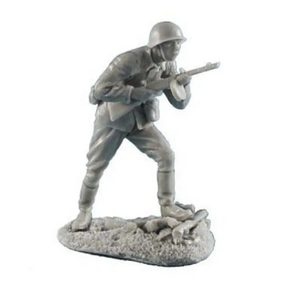 1/35 Resin Model Kit Soviet Soldier Infantryman Shooting Position WW2 Unpainted - Model-Fan-Store