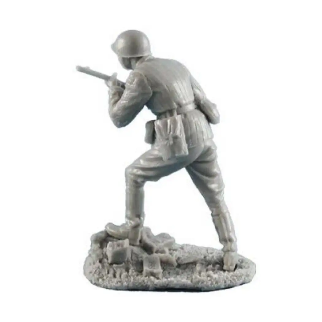 1/35 Resin Model Kit Soviet Soldier Infantryman Shooting Position WW2 Unpainted - Model-Fan-Store