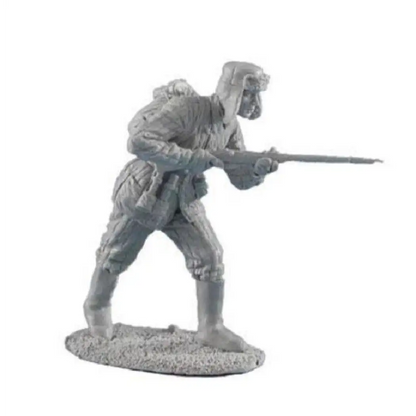 1/35 Resin Model Kit Soviet Soldier Infantryman Shooting Position WW2 Unpainted - Model-Fan-Store