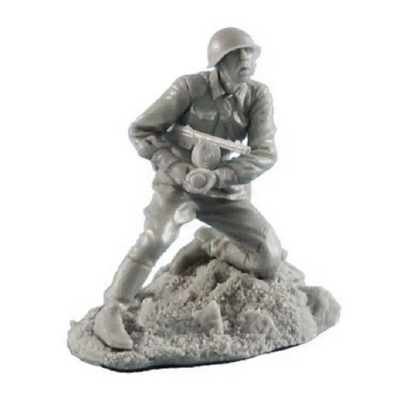 1/35 Resin Model Kit Soviet Soldier Infantryman Shooting Position WW2 Unpainted - Model-Fan-Store