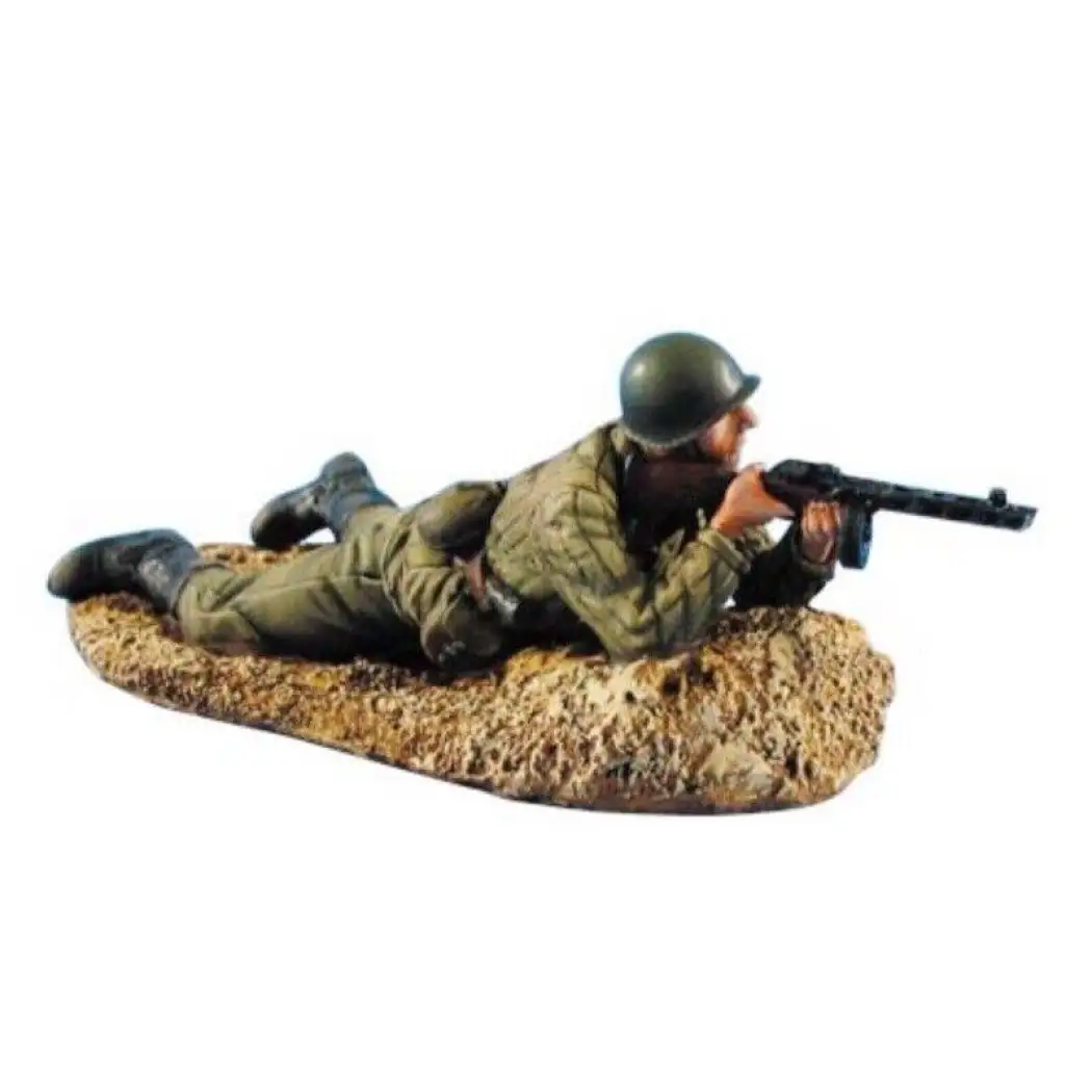 1/35 Resin Model Kit Soviet Soldier Infantryman Shooting Position WW2 Unpainted - Model-Fan-Store