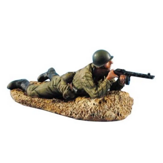 1/35 Resin Model Kit Soviet Soldier Infantryman Shooting Position WW2 Unpainted - Model-Fan-Store