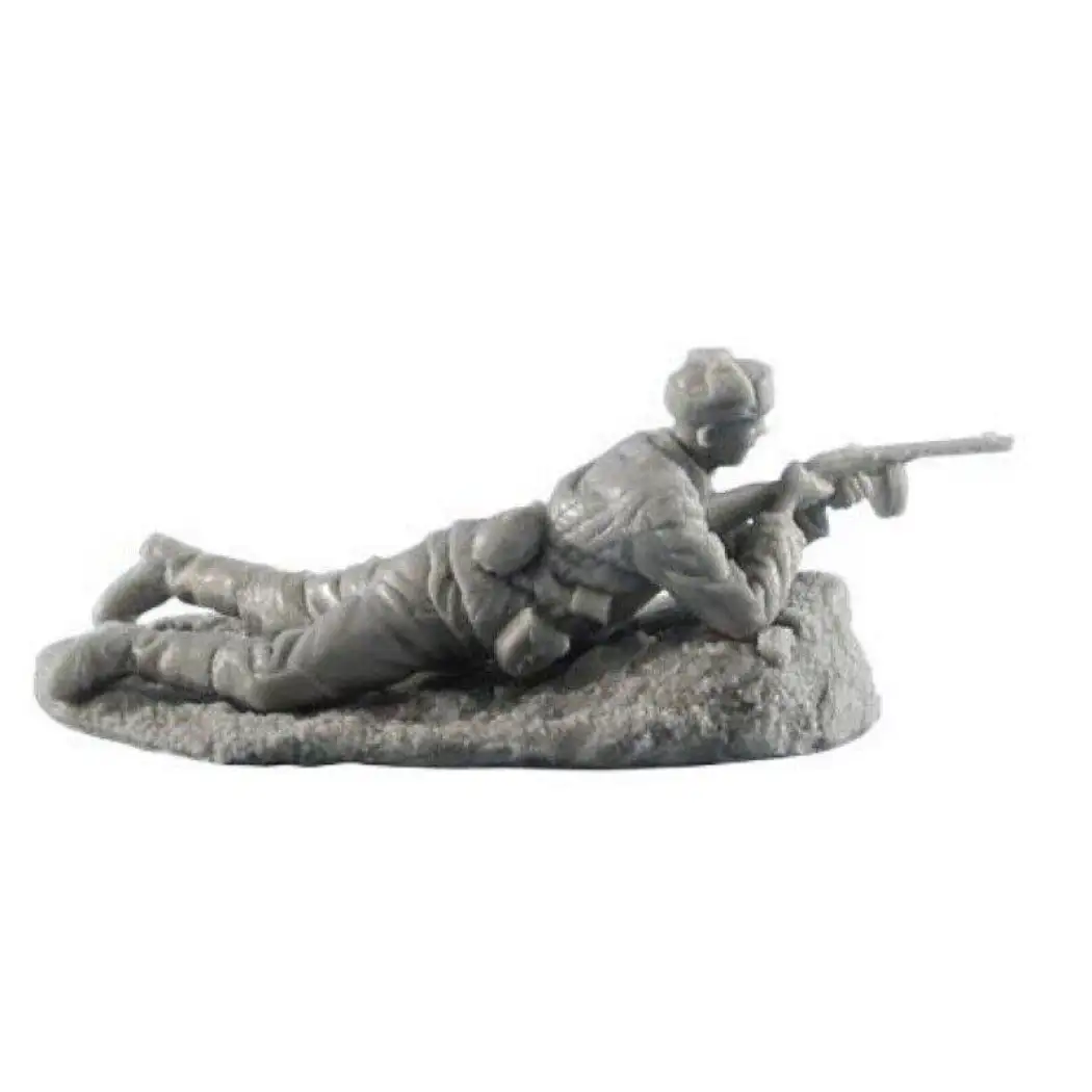 1/35 Resin Model Kit Soviet Soldier Infantryman Shooting Position WW2 Unpainted - Model-Fan-Store