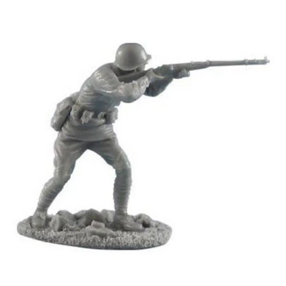 1/35 Resin Model Kit Soviet Soldier Infantryman Shooting Position WW2 Unpainted - Model-Fan-Store