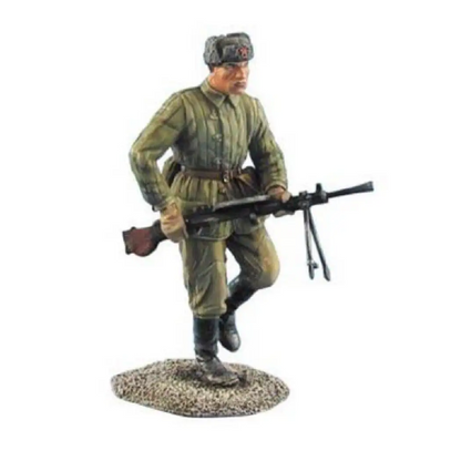 1/35 Resin Model Kit Soviet Soldier Machine Gunner WW2 Unpainted - Model-Fan-Store