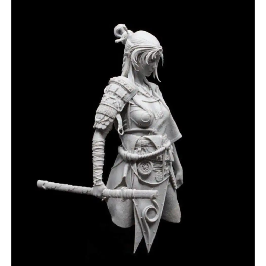 1/9 BUST 115mm Resin Model Kit Asian Beautiful Girl Kunoichi Unpainted - Model-Fan-Store