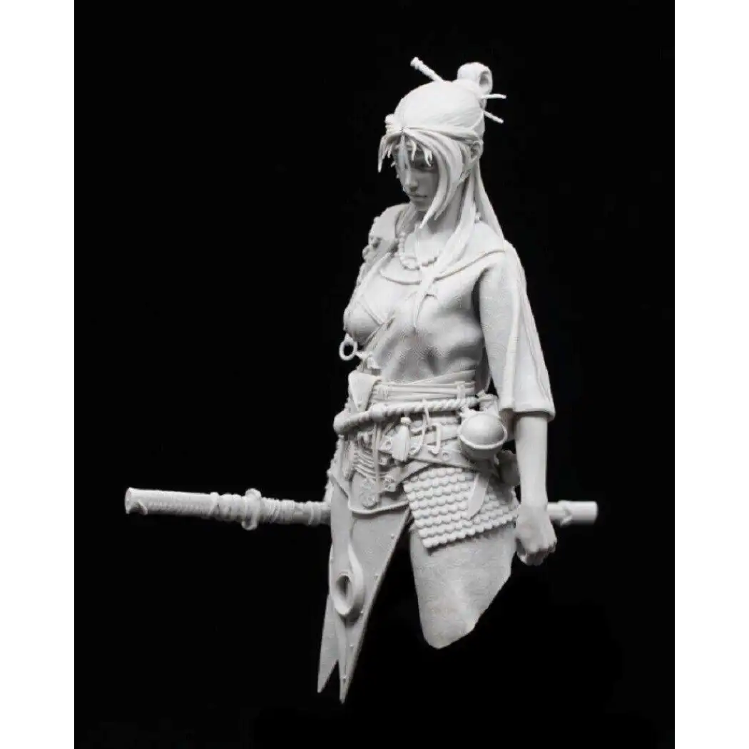 1/9 BUST 115mm Resin Model Kit Asian Beautiful Girl Kunoichi Unpainted - Model-Fan-Store