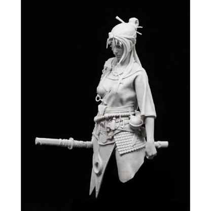 1/9 BUST 115mm Resin Model Kit Asian Beautiful Girl Kunoichi Unpainted - Model-Fan-Store