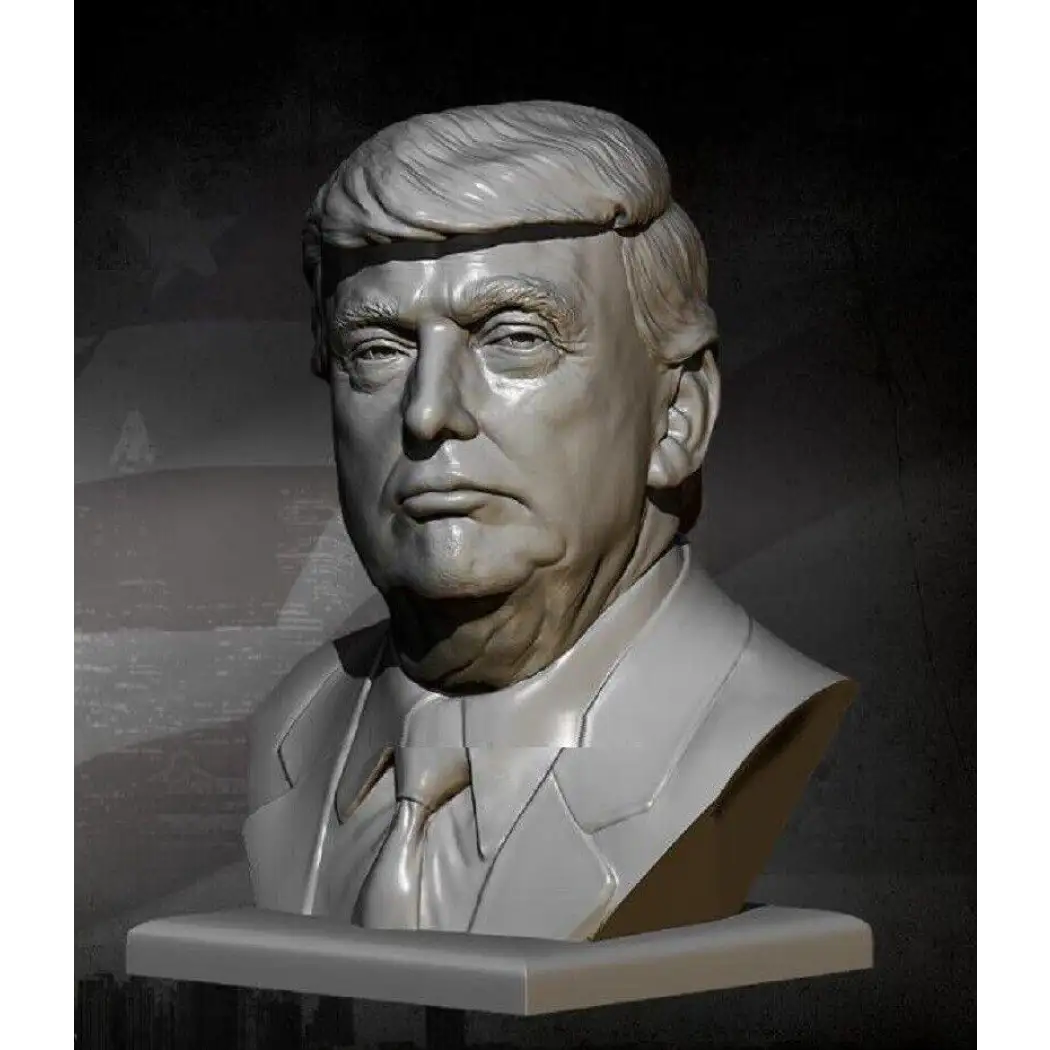1/10 BUST 55mm Resin Model Kit Donald Trump Unpainted Unassembled - Model-Fan-Store