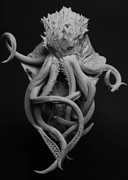 1/10 BUST Resin Model Kit Cthulhu's Octopus Monster Fantasy Unpainted - Model-Fan-Store