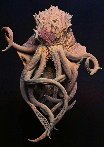 1/10 BUST Resin Model Kit Cthulhu's Octopus Monster Fairy Tales Unpainted