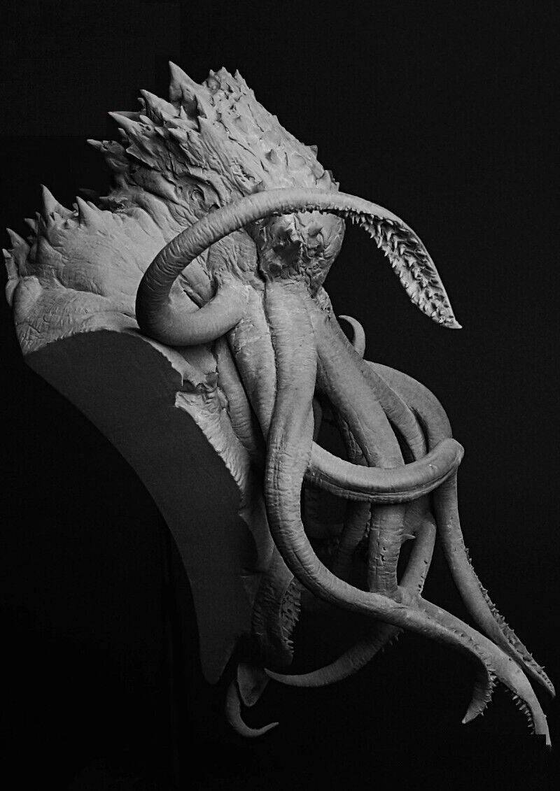 1/10 BUST Resin Model Kit Cthulhu's Octopus Monster Fantasy Unpainted - Model-Fan-Store