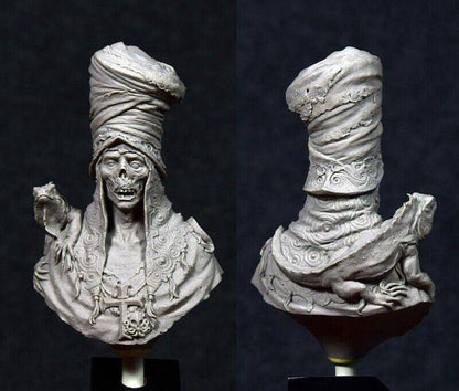 1/10 BUST Resin Model Kit Undead Warrior Mummy Unpainted - Model-Fan-Store