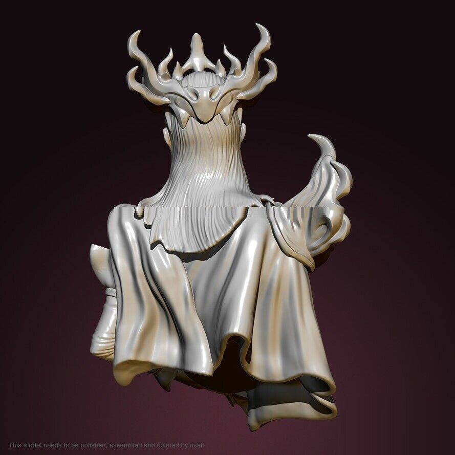 1/12 BUST 55mm Resin Model Kit Beautiful Girl Empress of the Deep Sea Unpainted - Model-Fan-Store