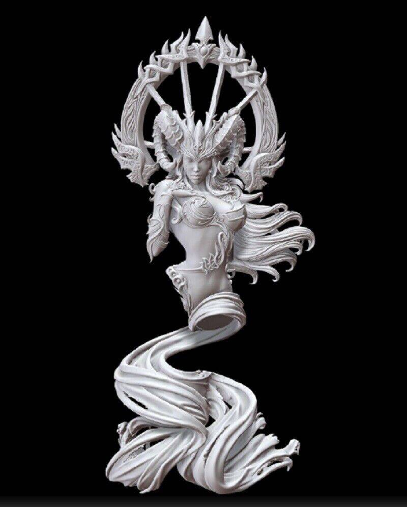 1/9 BUST 200mm Resin Model Kit Beautiful Girl Goddess of the Earth Unpainted - Model-Fan-Store