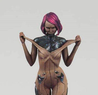 1/16 Resin Cyberpunk Model Kit Beautiful Girl Android Unpainted - Model-Fan-Store