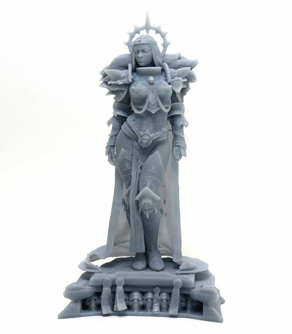 1/24 75mm Resin Model Kit Beautiful Girl Queen 40000 Fantasy Unpainted - Model-Fan-Store