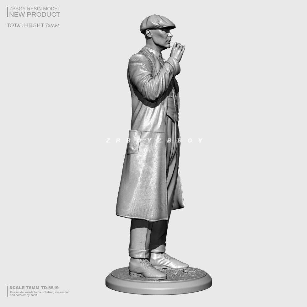 1/24 75mm Resin Model Kit Gangster Mafia Movie TD-3519 Unpainted - Model-Fan-Store