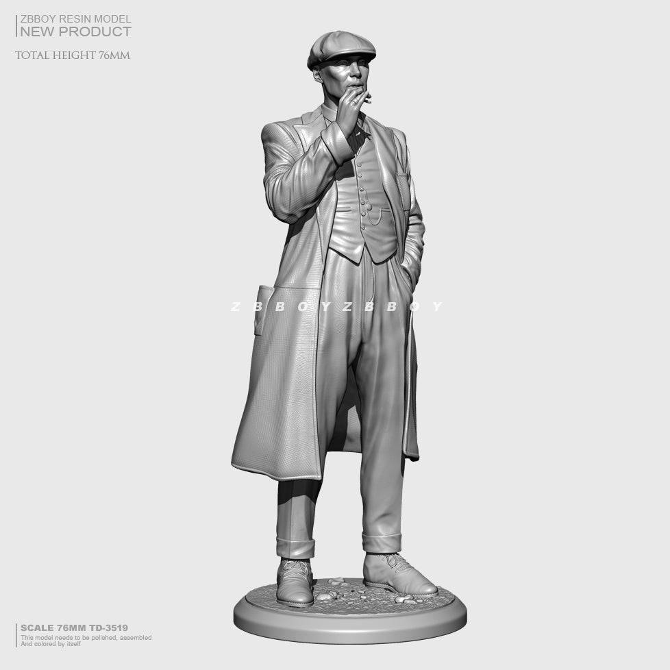 1/24 75mm Resin Model Kit Gangster Mafia Movie TD-3519 Unpainted - Model-Fan-Store