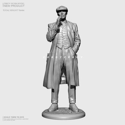 1/24 75mm Resin Model Kit Gangster Mafia Movie TD-3519 Unpainted - Model-Fan-Store