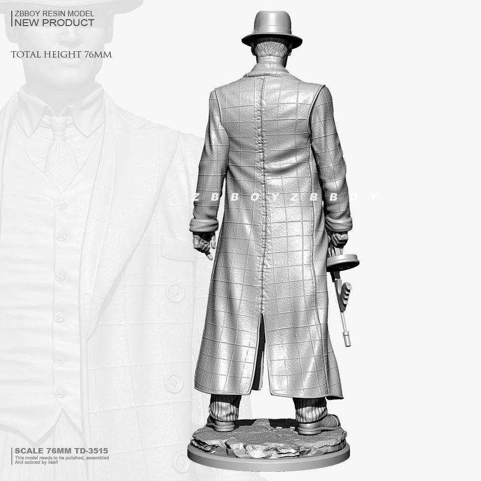 1/24 76mm Resin Model Kit Gangster Mafia Movie TD-3515 Unpainted - Model-Fan-Store