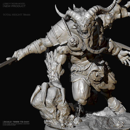 1/24 78mm Resin Model Kit Warrior Monster Fantasy TD-3441 Unpainted - Model-Fan-Store