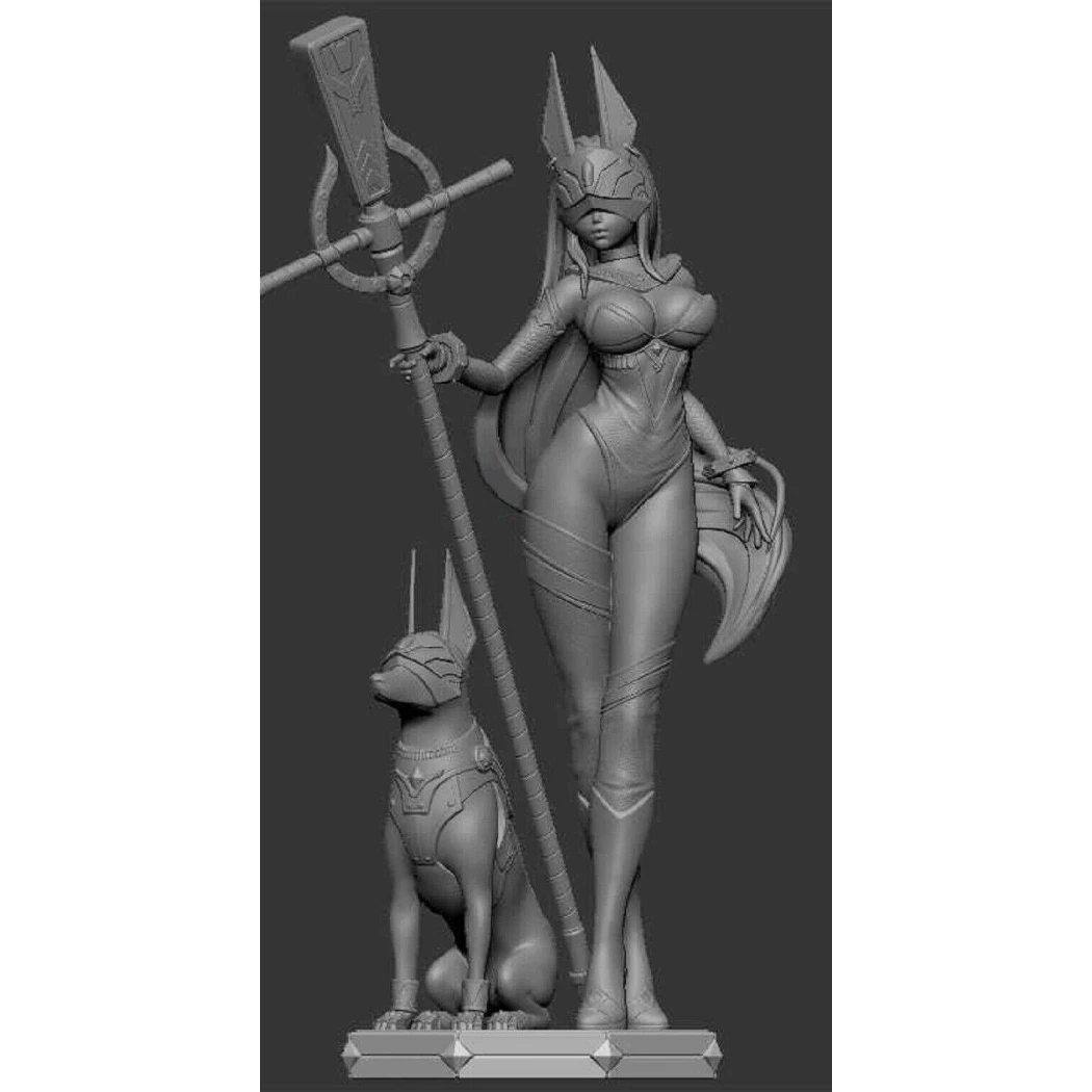 1/24 82mm Resin Model Kit Priest Beautiful Girl Fantasy TD-3351 Unpainted - Model-Fan-Store