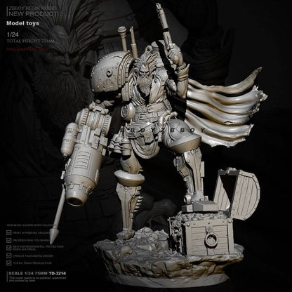 1/24 Resin Cyberpunk Model Kit Warrior Shooter Fantasy TD-3214 Unpainted - Model-Fan-Store