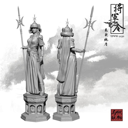 1/24 Resin Model Kit Asian Beautiful Girl Warrior Fantasy Unpainted - Model-Fan-Store